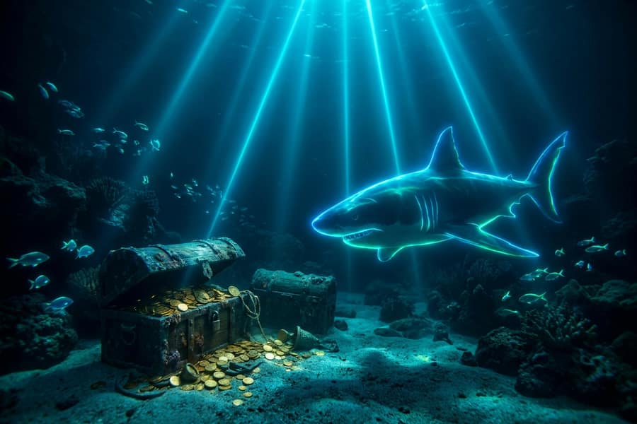 Слот Razor Shark акула в глубинах океана